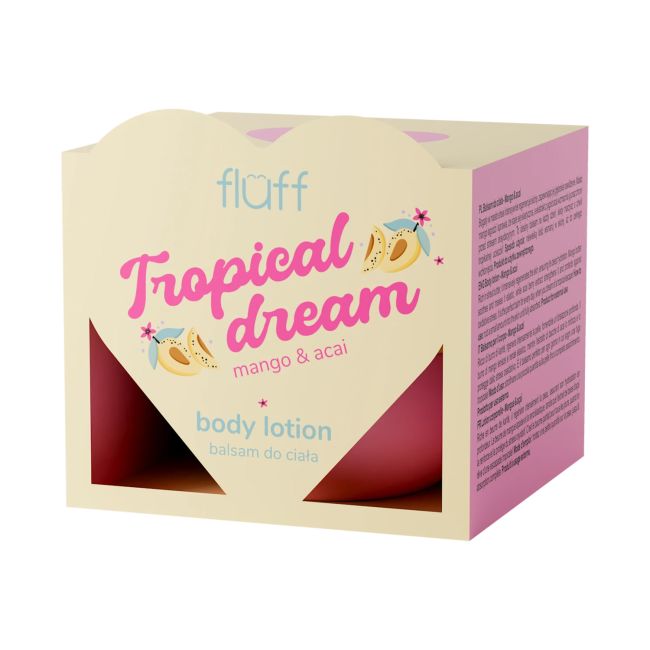 FLUFF TROPICAL DREAM MANGO & ACAI kūno losjonas, 150 ml