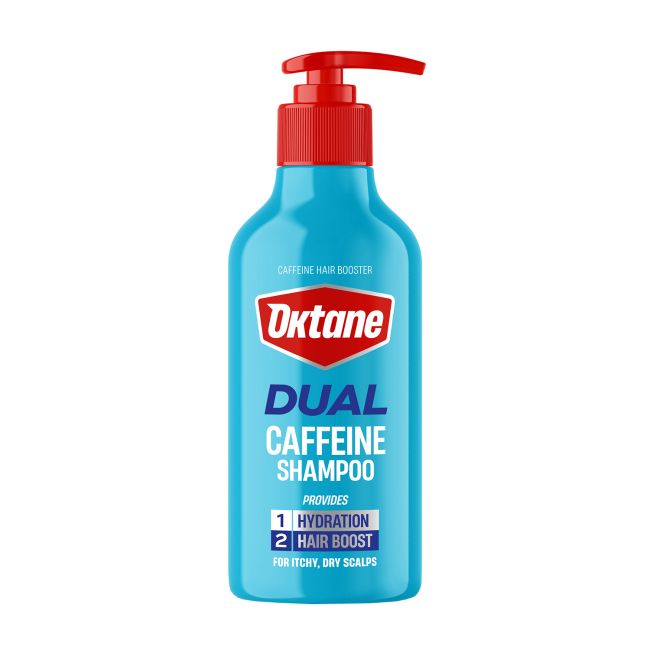 OKTANE DUAL CAFFEINE plaukų šampūnas, 300 ml