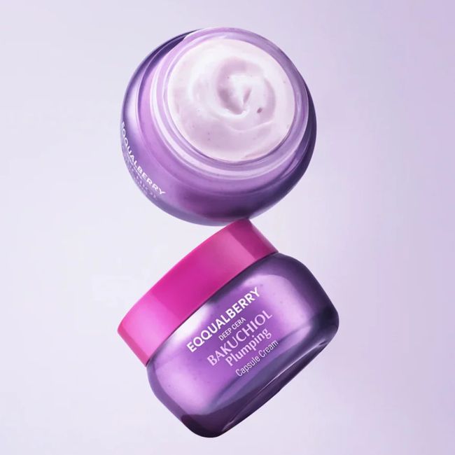 EQQUALBERRY BAKUCHIOL PLUMPING CAPSULE veido kremas, 50 ml