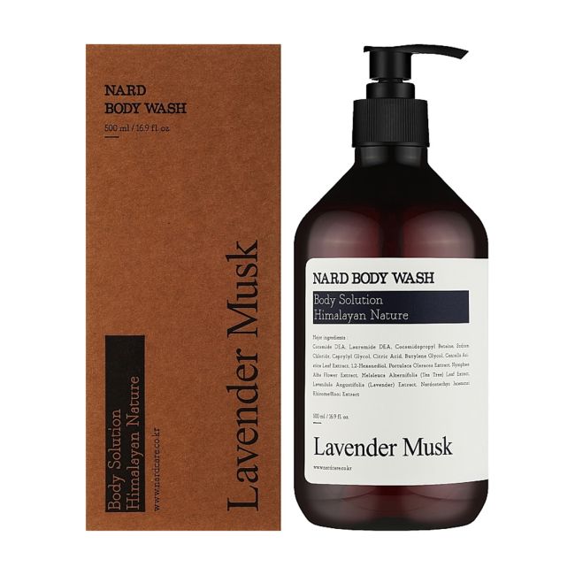 NARD LAVENDER MUSK kūno prausiklis, 500 ml