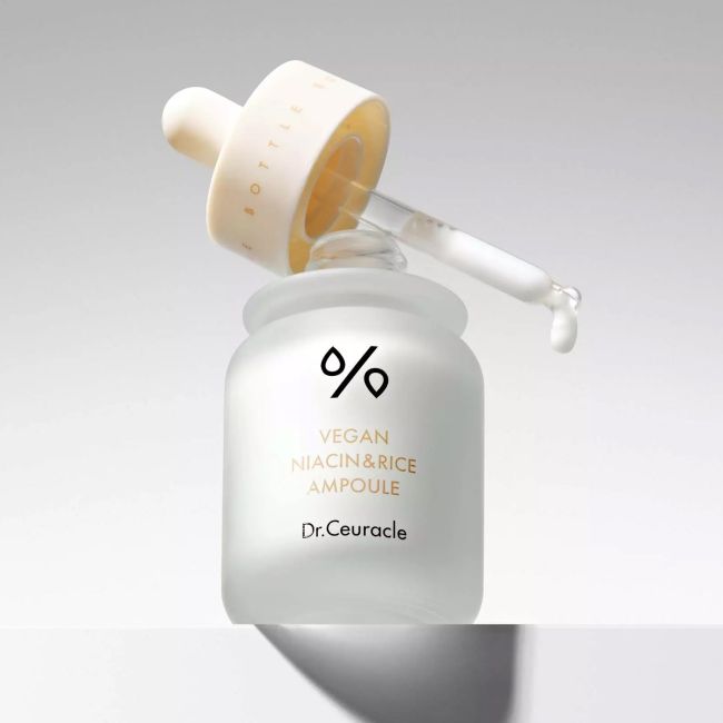 DR.CEURACLE VEGAN NIACIN & RICE AMPOULE veido serumas, 30 ml
