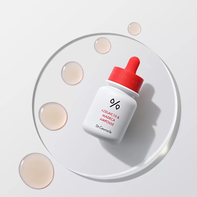 DR.CEURACLE AZELAIC 10 & MADECA AMPOULE veido serumas, 30 ml