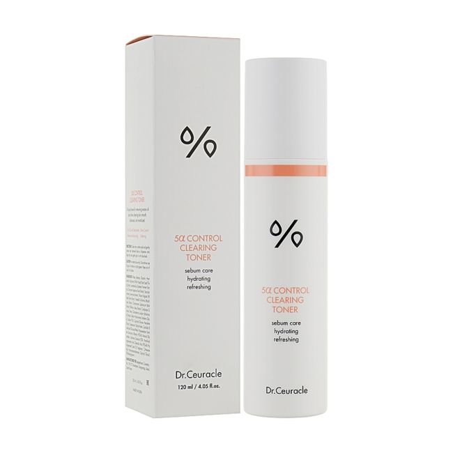 DR.CEURACLE 5A CONTROL CLEARING veido tonikas, 120 ml