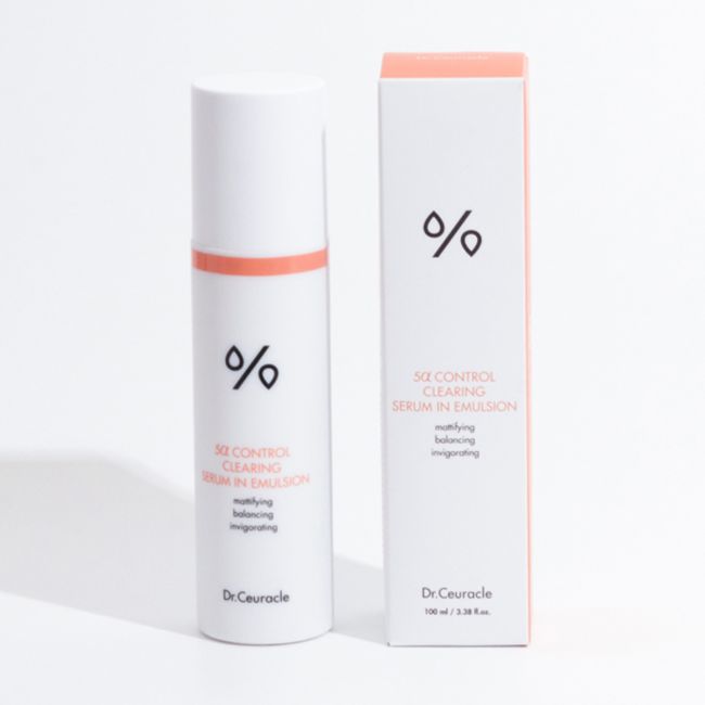 DR.CEURACLE 5A CONTROL CLEARING SERUM IN EMULSION valomasis veido serumas, 100 ml