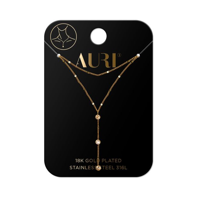 AURI 18K GOLD PLATED kaklo papuošalas