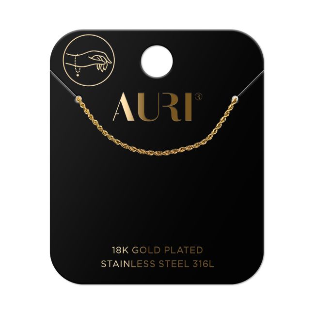 AURI 18K GOLD PLATED apyrankė