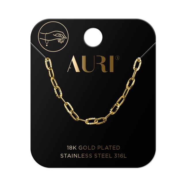 AURI 18K GOLD PLATED apyrankė