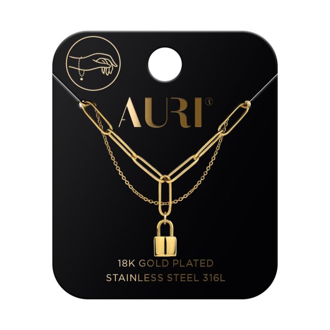 AURI 18K GOLD PLATED apyrankė