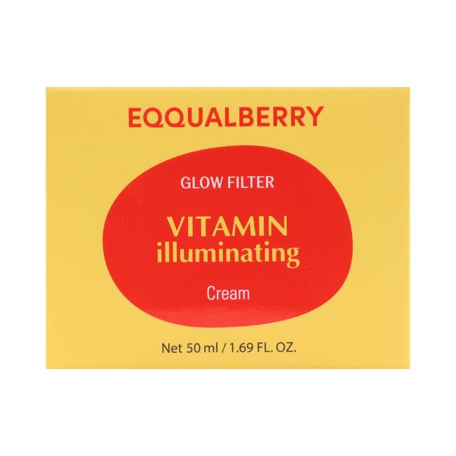 EQQUALBERRY VITAMIN ILLUMINATING veido kremas, 50 ml