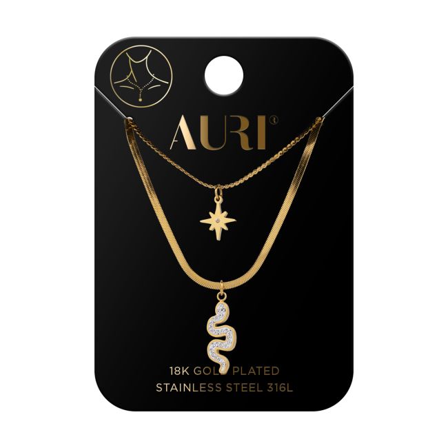 AURI 18K GOLD PLATED kaklo papuošalas