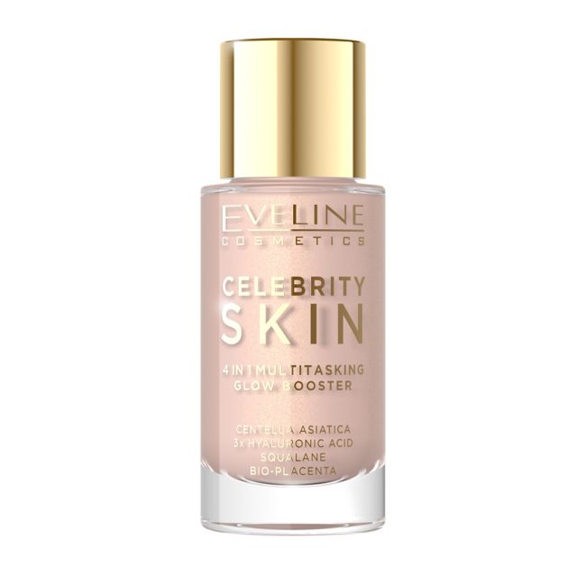 EVELINE CELEBRITY SKIN 4 IN 1 daugiafunkcis švytėjimo stipriklis, 30 ml