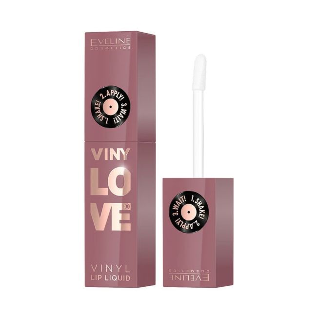 EVELINE VINYLOVE VINYL skystieji lūpų dažai, 4 ml