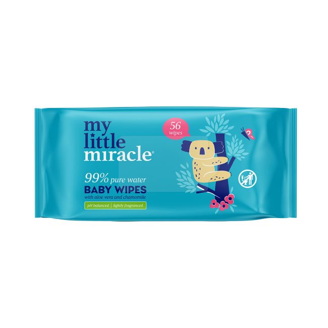 MY LITTLE MIRACLE drėgnos vaikų servetėlės (56 vnt.)