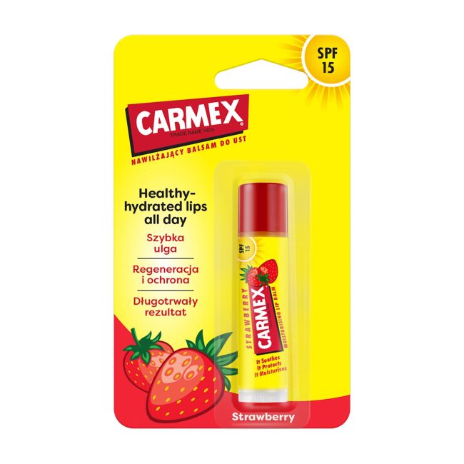 CARMEX STRAWBERRY lūpų balzamas, 4,25 g
