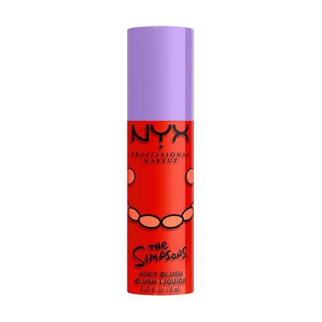 NYX PROFESSIONAL MAKEUP THE SIMPSONS JUICY skystieji skaistalai, 8 ml