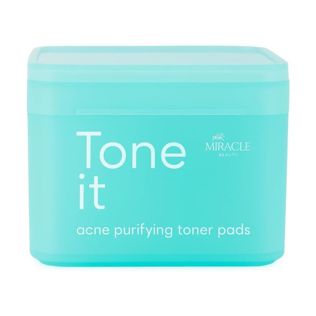 MIRACLE BEAUTY TONE IT BLEMISH PURIFYING veido toniko lapeliai (80 vnt.)