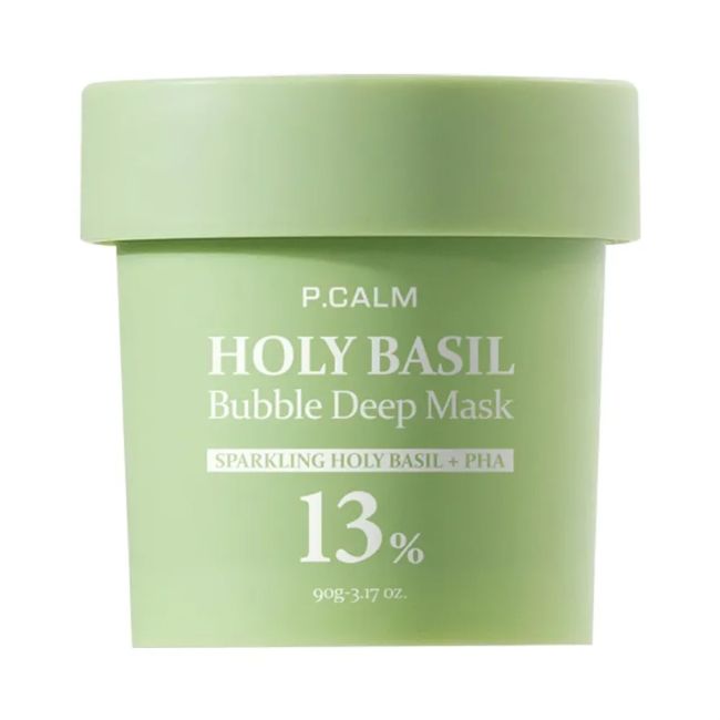 P.CALM HOLY BASIL BUBBLE DEEP veido kaukė, 90 g