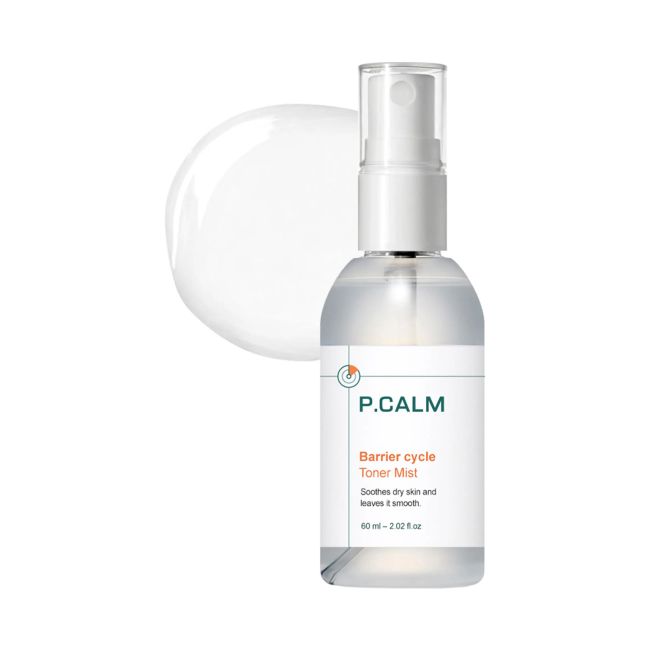 P.CALM BARRIER CYCLE purškiamasis veido tonikas, 60 ml