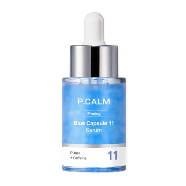 P.CALM PDRN + CAFFEINE BLUE CAPSULE 11 veido serumas, 30 ml