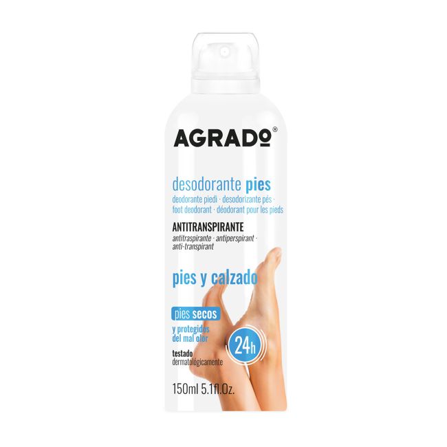 AGRADO 24H pėdų dezodorantas antiperspirantas, 150 ml