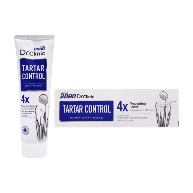 AEKYUNG 2080 DR.CLINIC TARTAR CONTROL dantų pasta, 125 g