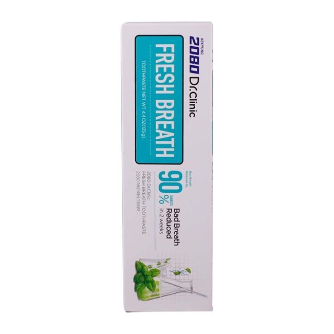 AEKYUNG 2080 DR.CLINIC FRESH BREATH dantų pasta, 125 g