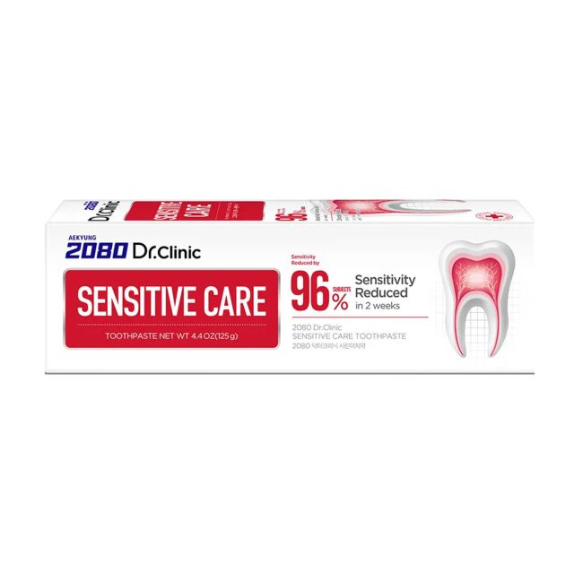 AEKYUNG 2080 DR.CLINIC SENSITIVE RELIEF dantų pasta, 125 g