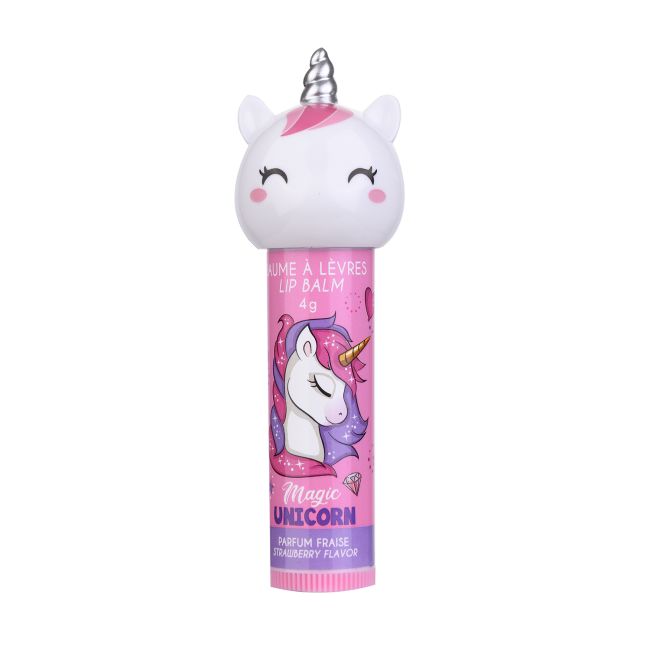 MAGIC UNICORN STRAWBERRY FLAVOR lūpų balzamas, 4 g