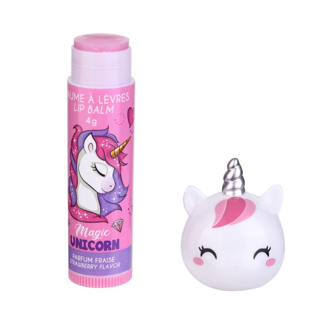MAGIC UNICORN STRAWBERRY FLAVOR lūpų balzamas, 4 g
