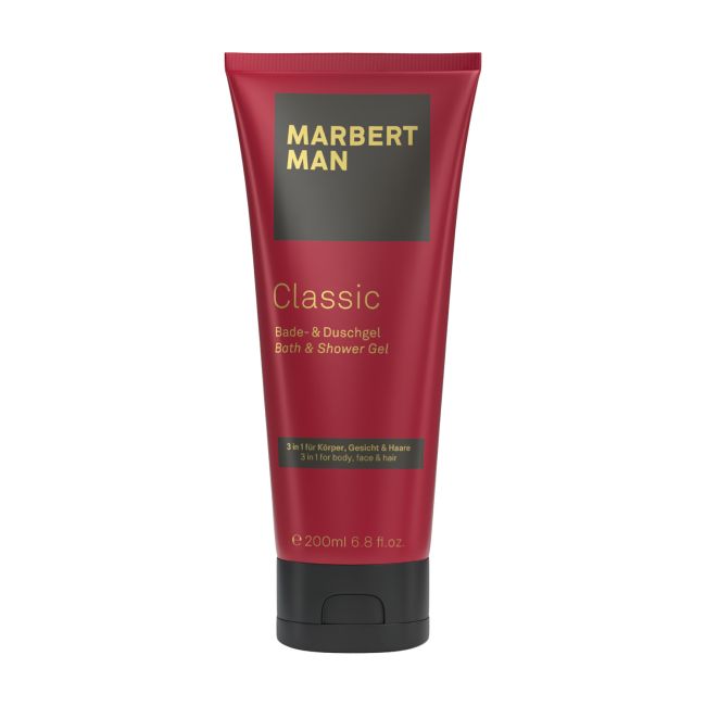MARBERT MAN CLASSIC vyrų vonios ir dušo želė, 200 ml