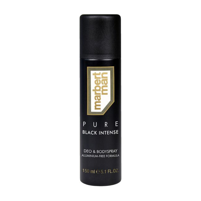 MARBERT MAN PURE BALCK INTENSE kūno dezodorantas, 150 ml