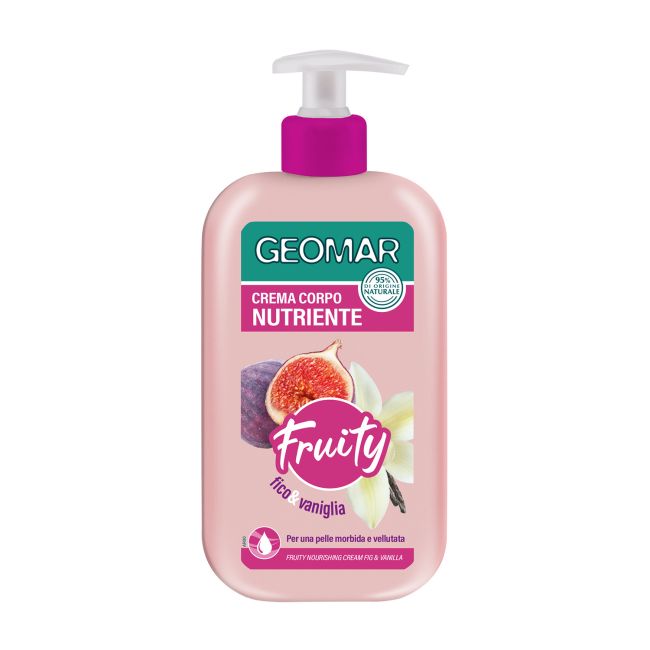 GEOMAR FRUITY NOURISHING FIG & VANILLA kūno kremas, 500 ml