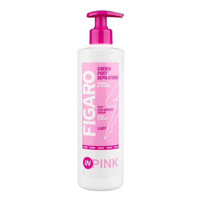 FIGARO IN PINK LADY kojų ir kūno kremas po plaukų depiliacijos, 500 ml