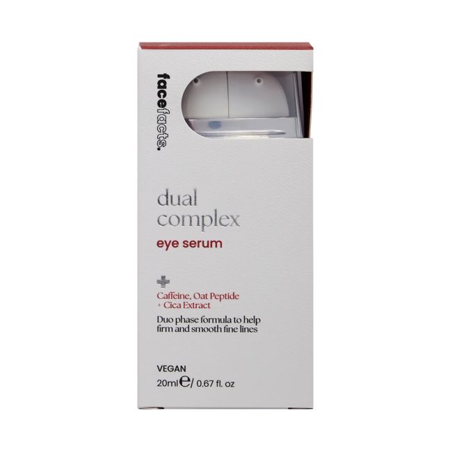 FACE FACTS DUAL COMPLEX paakių serumas, 20 ml