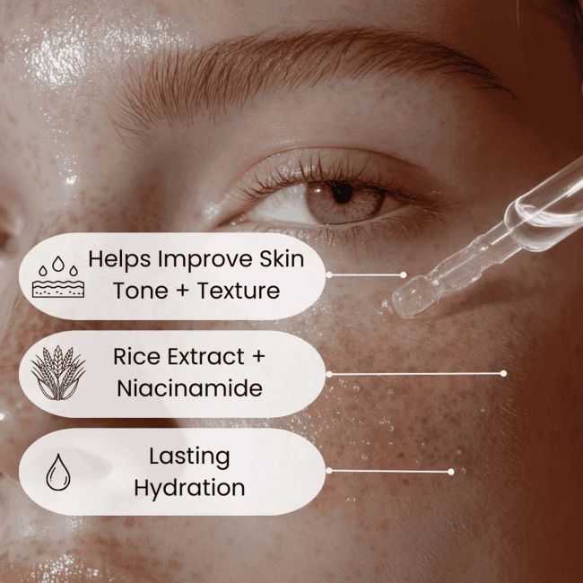 FACE FACTS BALANCING RICE veido serumas, 30 ml