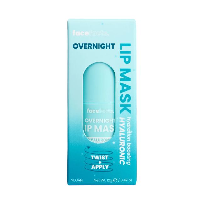 FACE FACTS HYALURONIC OVERNIGHT naktinė lūpų kaukė, 12 g