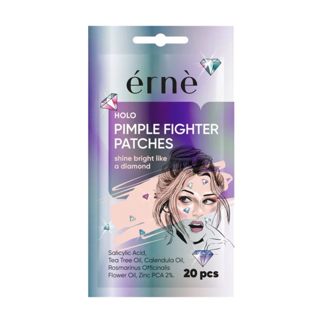 ERNE PIMPLE FIGHTER HOLO pleistrai nuo spuogų (20 vnt.)