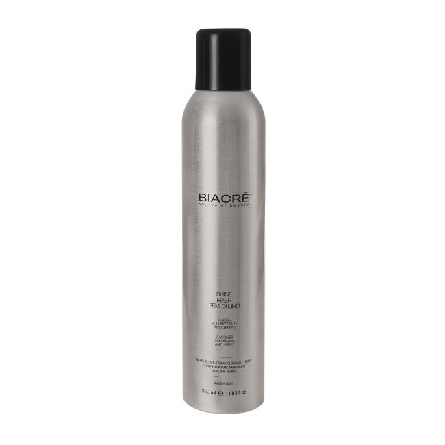 BIACRE SHINE FIXER SEMI DI LINO plaukų lakas, 350 ml