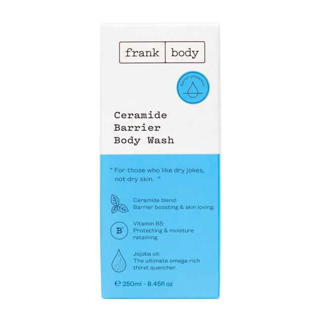 FRANK BODY CERAMIDE BARRIER kūno prausiklis, 250 ml