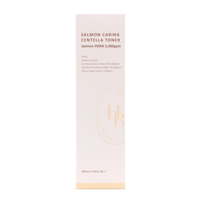 HEVEBLUE SALMON CARING CENTELLA veido tonikas, 200 ml