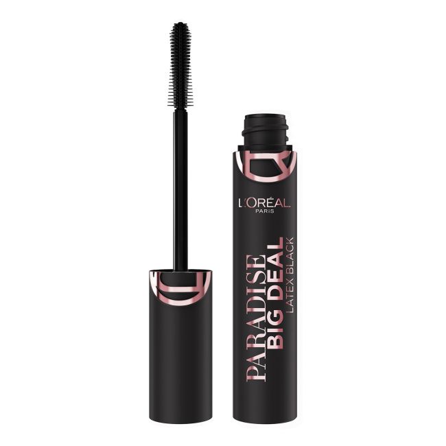L'OREAL PARIS PARADISE BIG DEAL LATEX BLACK blakstienų tušas, 9,9 ml