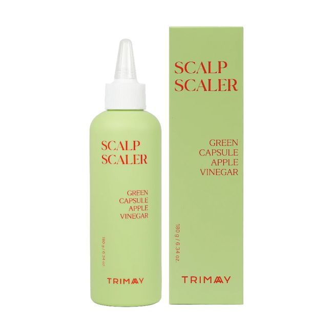 TRIMAY GREEN CAPSULE APPLE VINEGAR galvos odos šveitiklis, 180 g