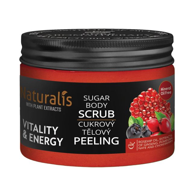 NATURALIS VITALITY & ENERGY kūno šveitiklis, 250 g