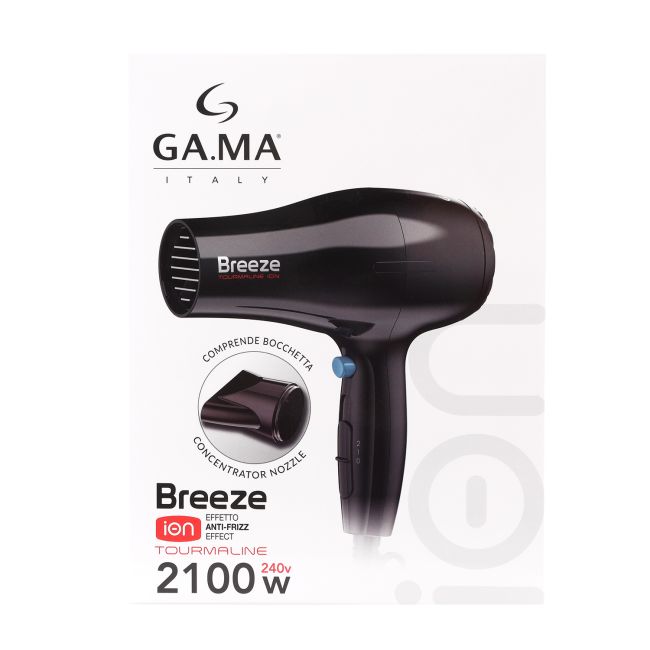 GA.MA BREEZE BLACK plaukų džiovintuvas