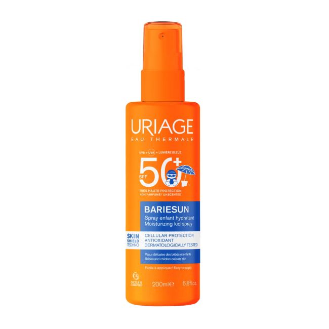 URIAGE BARIESUN SPF50+ apsauginis kūdikių ir vaikų purškiklis nuo saulės, 100 ml