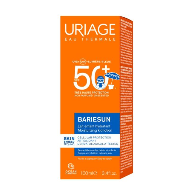URIAGE BARIESUN SPF50+ apsauginis kūdikių ir vaikų losjonas nuo saulės, 100 ml