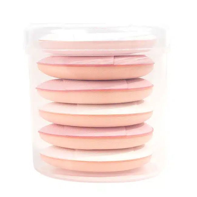 BRUSHWORKS MINI PILLOW PUFFS makiažo kempinėlės (6 vnt.)