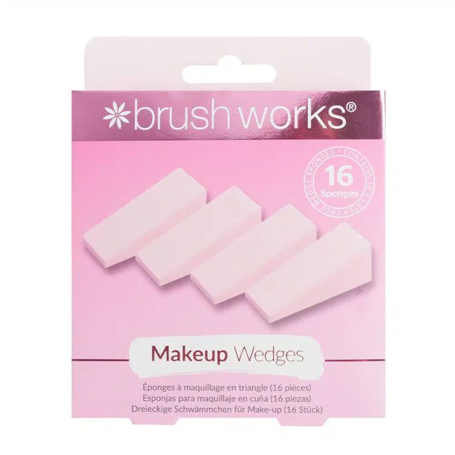 BRUSHWORKS MAKEUP WEDGES makiažo kempinėlių rinkinys (16 vnt.)