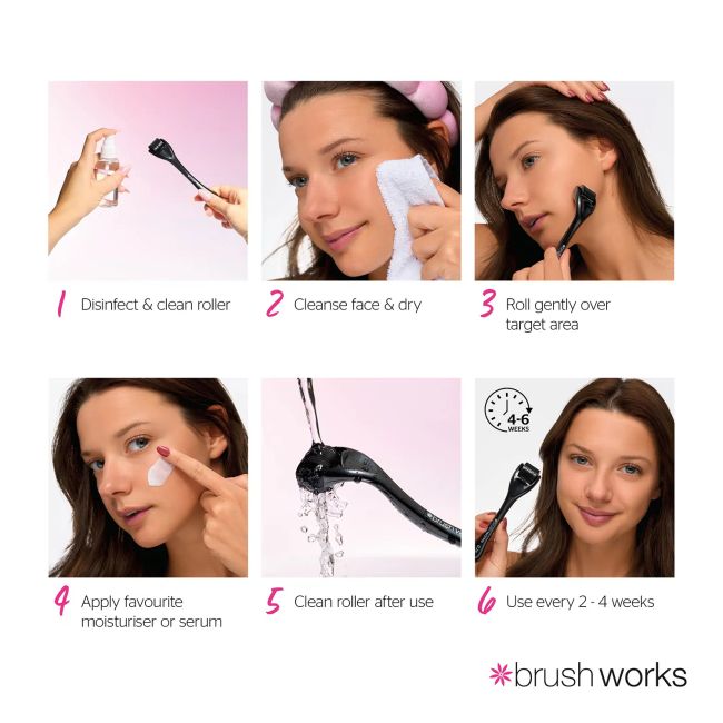 BRUSHWORKS MICRO NEEDLE DERMA veido odos volelis 0.75 mm