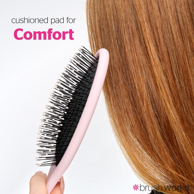 BRUSHWORKS OVAL DETANGLING plaukų šepetys